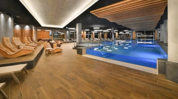 Indoor pool at Alpen Resort Bivio