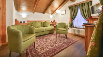 Living room in Suite 