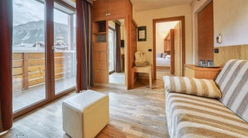 Living area in Suite 