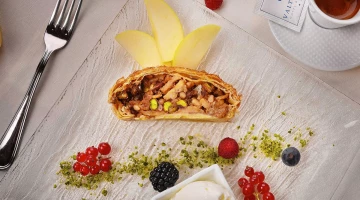 Dessert at the restaurant