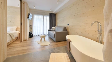 Alpine Suite con vasca freestanding