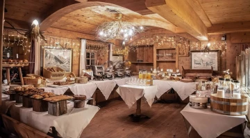 Buffet area in Bivio Bistrot