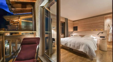 Room with private balcony