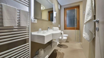 Double room bathroom 