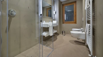 Family room bathroom