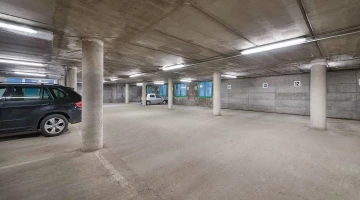 Heated and video-monitored garage