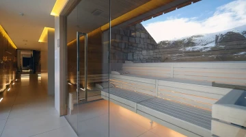 Wooden sauna