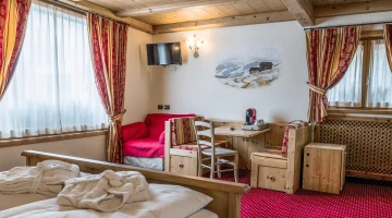 Living area in Junior Suite Dependance