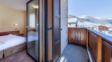 Private balcony in the room