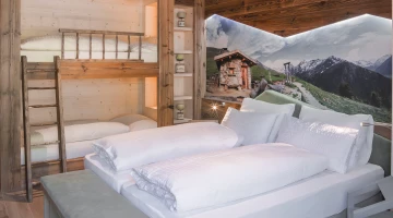 Room with bunk bed