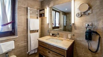 Bagno privato con phon