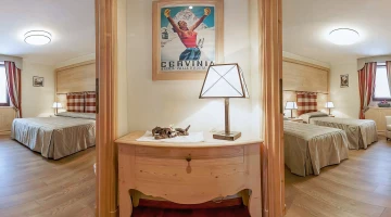 Pièces d&#39;une suite familiale