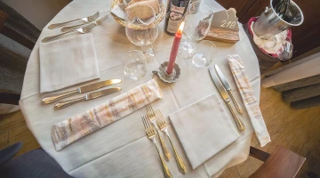 Table set for meals