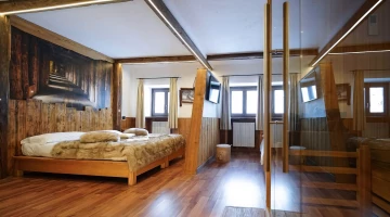 Mountain style triple room