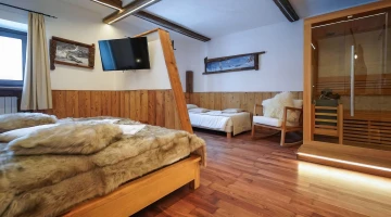 Triple room with private sauna