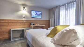 Chambre double avec TV