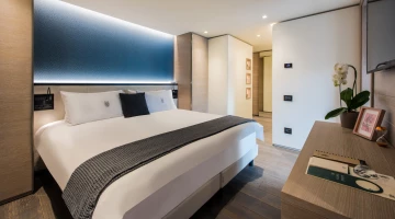 Zona notte di una suite