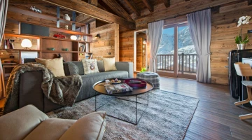 Zona giorno in chalet