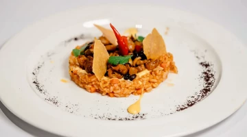 Primo piatto al ristorante
