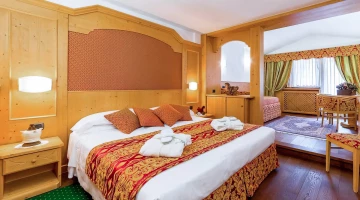 Letto matrimoniale in junior suite