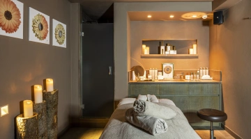 Cabine de massage et soins de beauté au spa