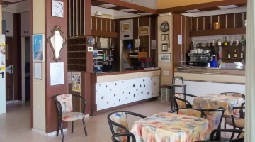 Bar and tables