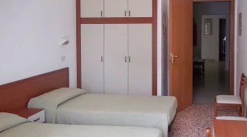 Room with wardrobe