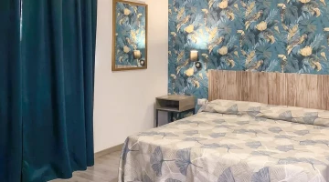 Détail de l&#39;ameublement de la chambre double