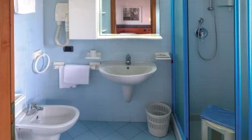Salle de bain privée avec douche