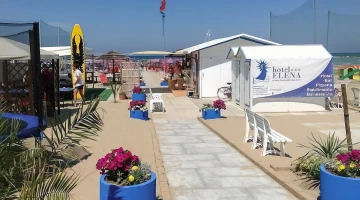 Ingresso spiaggia privata