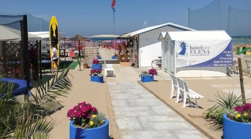 Private beach entrance