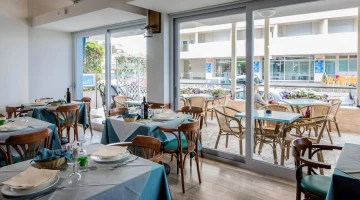 Restaurant and outdoor tables