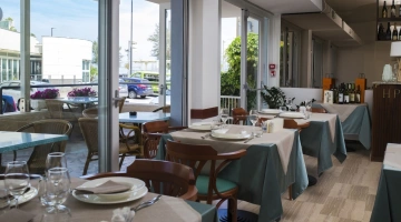 Restaurant and outdoor tables