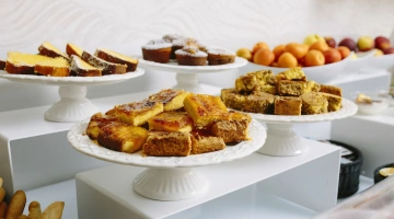 Desserts at the buffet