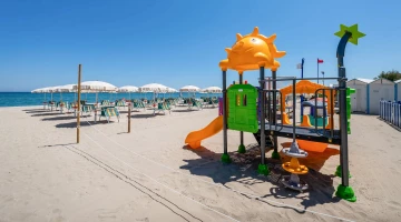 Giochi bimbi in spiaggia