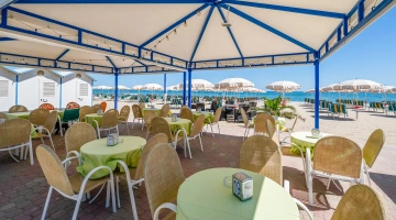 Area bar in spiaggia