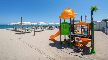 Giochi bimbi in spiaggia