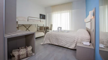Camera quadrupla con letto a castello