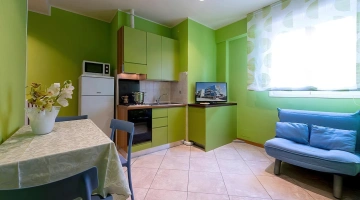 Kitchen in the apartment