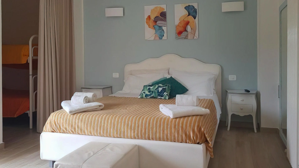 Monolocale con quattro posti letto