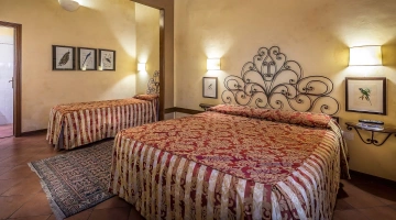 Room with three beds
