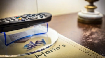 Sky TV in camera