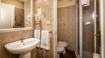Bathroom with shower and toilet