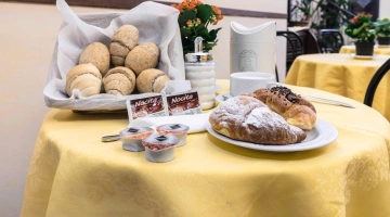 Breakfast at the table