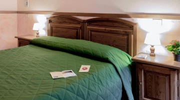 Double bed in the room