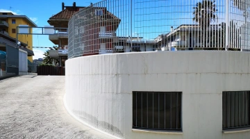 Ingresso del parcheggio