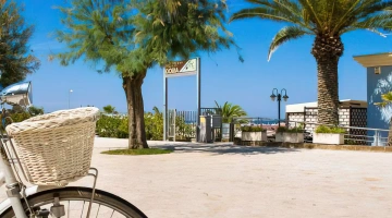 Ingresso della spiaggia privata