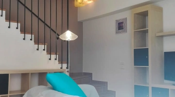 Stairs to the second floor