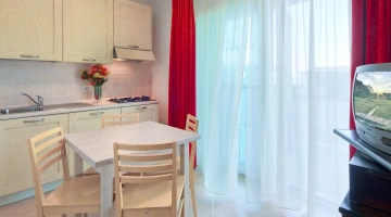 Apartment mit Küche