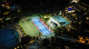 Terrains de jeux vus d'en haut